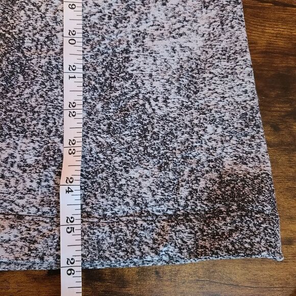 Lululemon Cool Racerback II Luon Spray Jacquard White Black Tank 6 - Picture 4 of 7